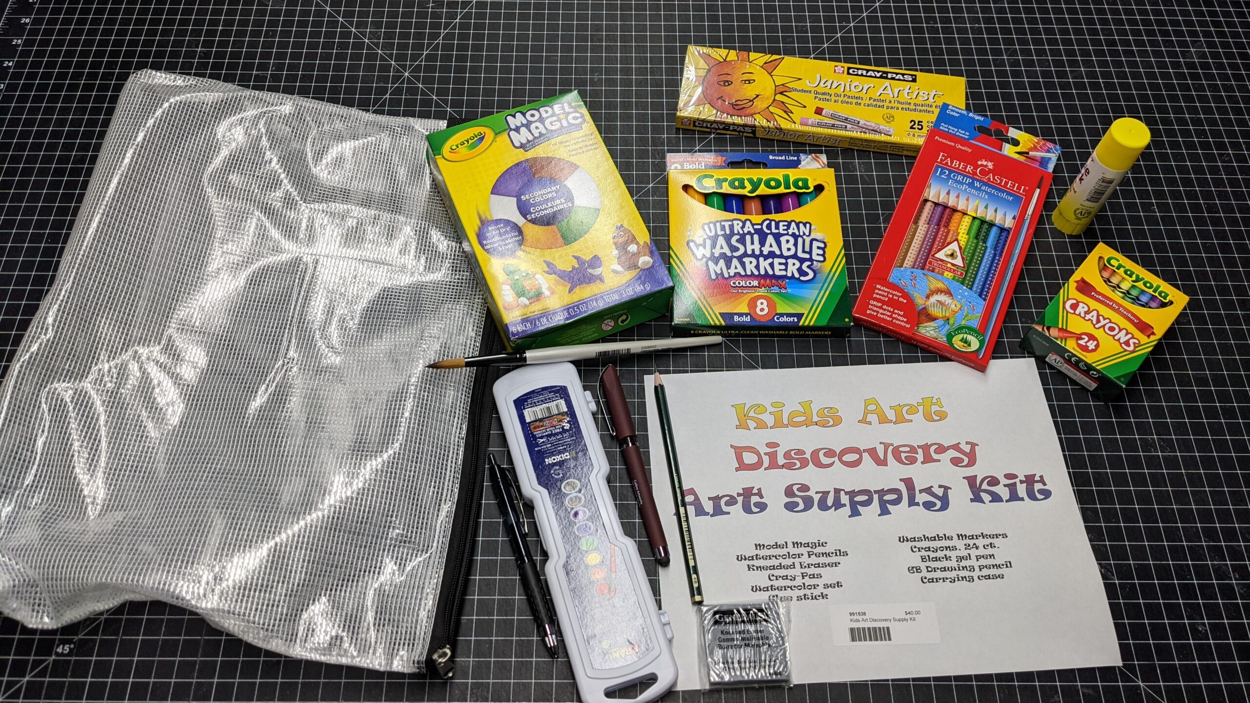 Kids Art Discovery Class Supply Kit